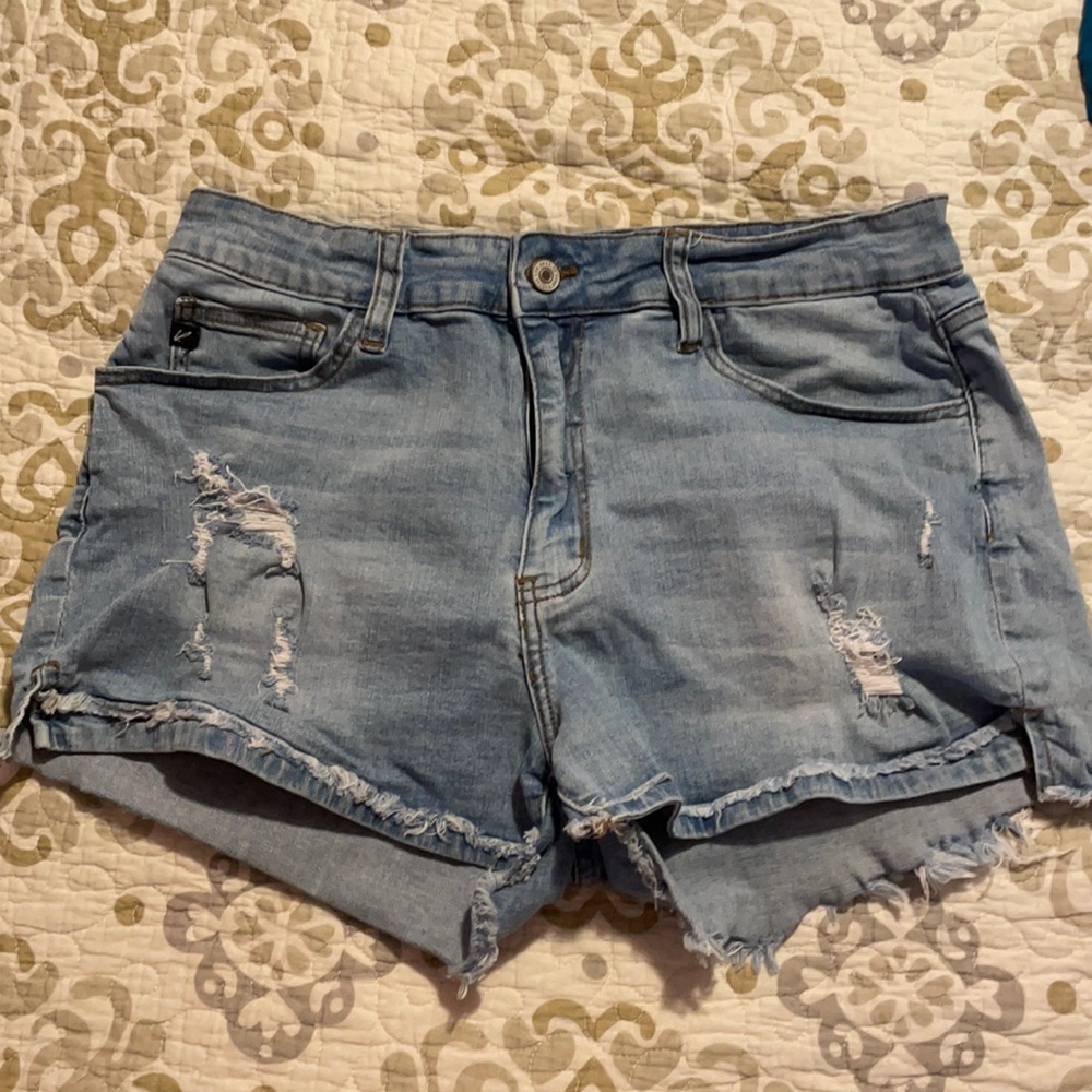 Denim shorts
